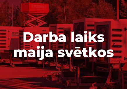 Darba laiks maija svētkos